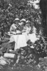Four Girls on Woodpile in Dakota (5 July, 1915)