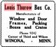 Louis Thurow Box Company Ad