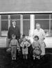 Louis Wilson, cousin James Thurow, and Dave Wilson with grandparents, Louis and Emma (Staack) Thurow